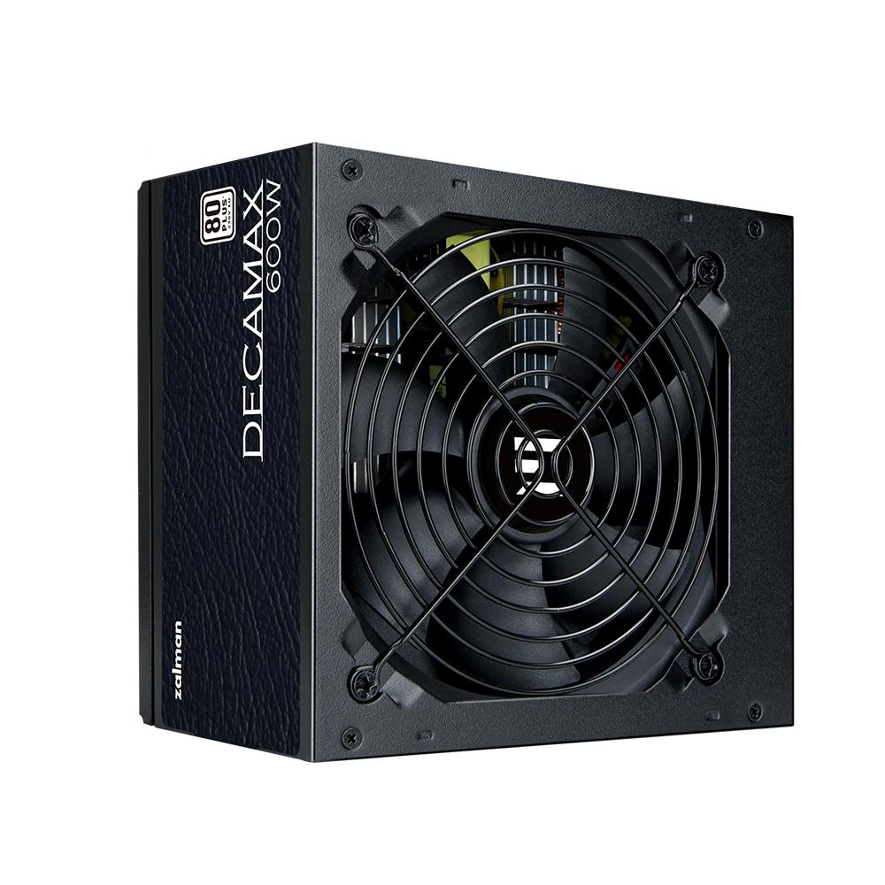 ZALMAN zdroj Decamax,  600W,  120mm,  80Plus,  černá0 