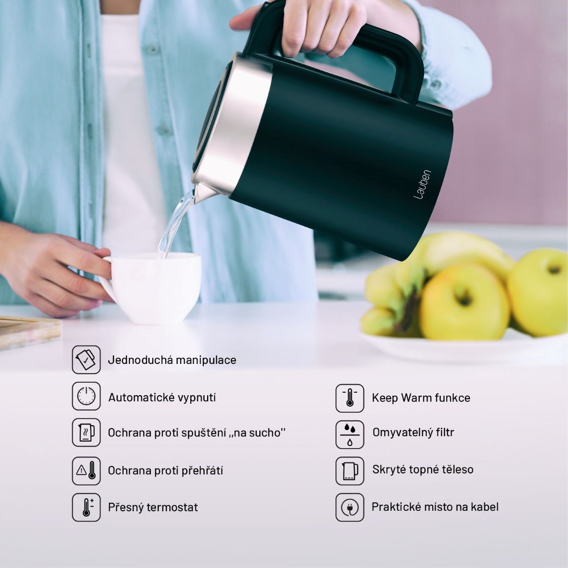 Lauben Electric Kettle EK17SB5 
