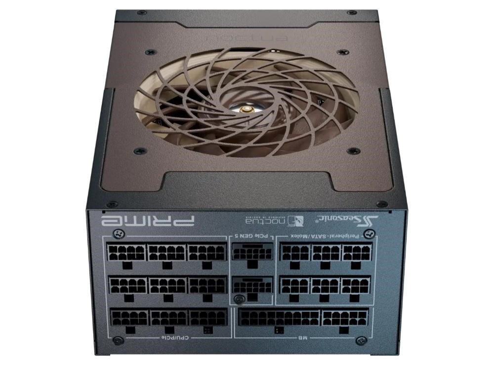 NOCTUA zdroj Seasonic 1600W PRIME TX-1600 NE,  120mm,  Plně modulární,  80+ Titanium,  ATX 3.14 