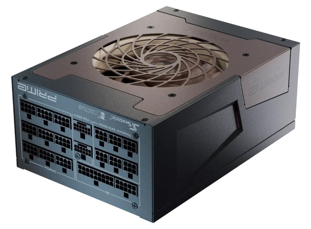 NOCTUA zdroj Seasonic 1600W PRIME TX-1600 NE,  120mm,  Plně modulární,  80+ Titanium,  ATX 3.11 