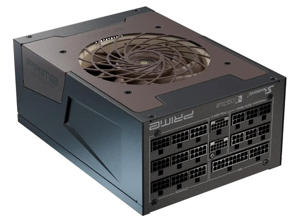 NOCTUA zdroj Seasonic 1600W PRIME TX-1600 NE,  120mm,  Plně modulární,  80+ Titanium,  ATX 3.16 