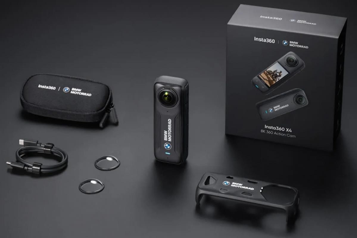 Insta360 X4 BMW limitovaná edice akční kamera,  8K /  30 fps,  4K/  až 100 fps,  6osý gyroskop,  360° záběr,  Active HDR8 