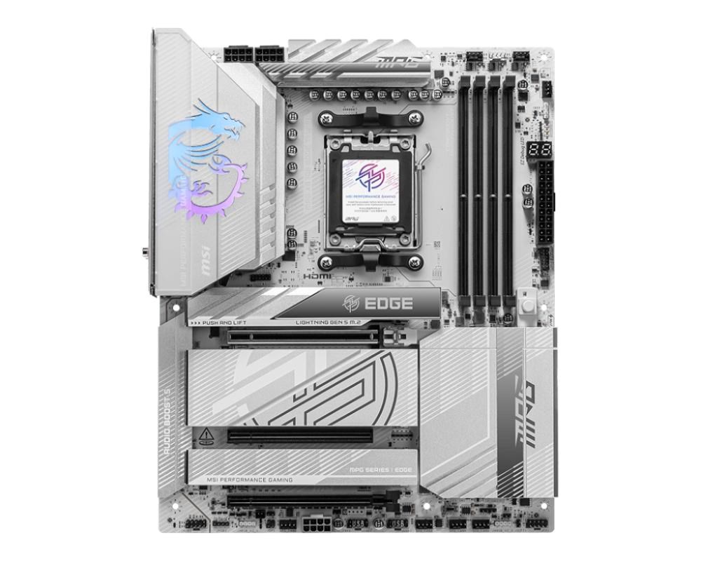 MSI MB Sc AM5 MAG MPG X870E EDGE TI WIFI,  AMD X870E,  4xDDR5,  2xUSB4,  1xHDMI,  WiFi,  ATX1 
