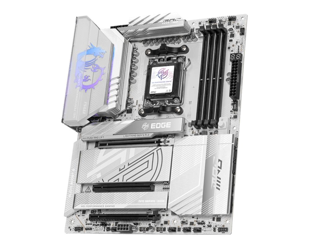 MSI MB Sc AM5 MAG MPG X870E EDGE TI WIFI,  AMD X870E,  4xDDR5,  2xUSB4,  1xHDMI,  WiFi,  ATX2 