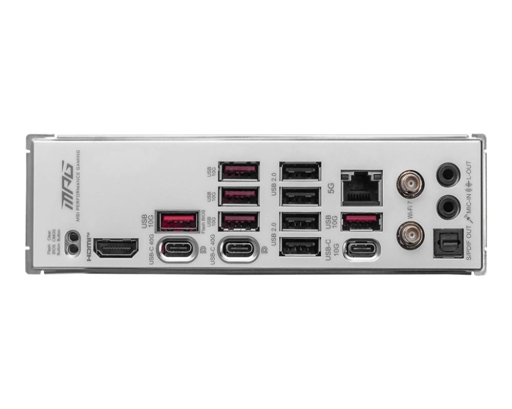 MSI MB Sc AM5 MAG MPG X870E EDGE TI WIFI,  AMD X870E,  4xDDR5,  2xUSB4,  1xHDMI,  WiFi,  ATX4 