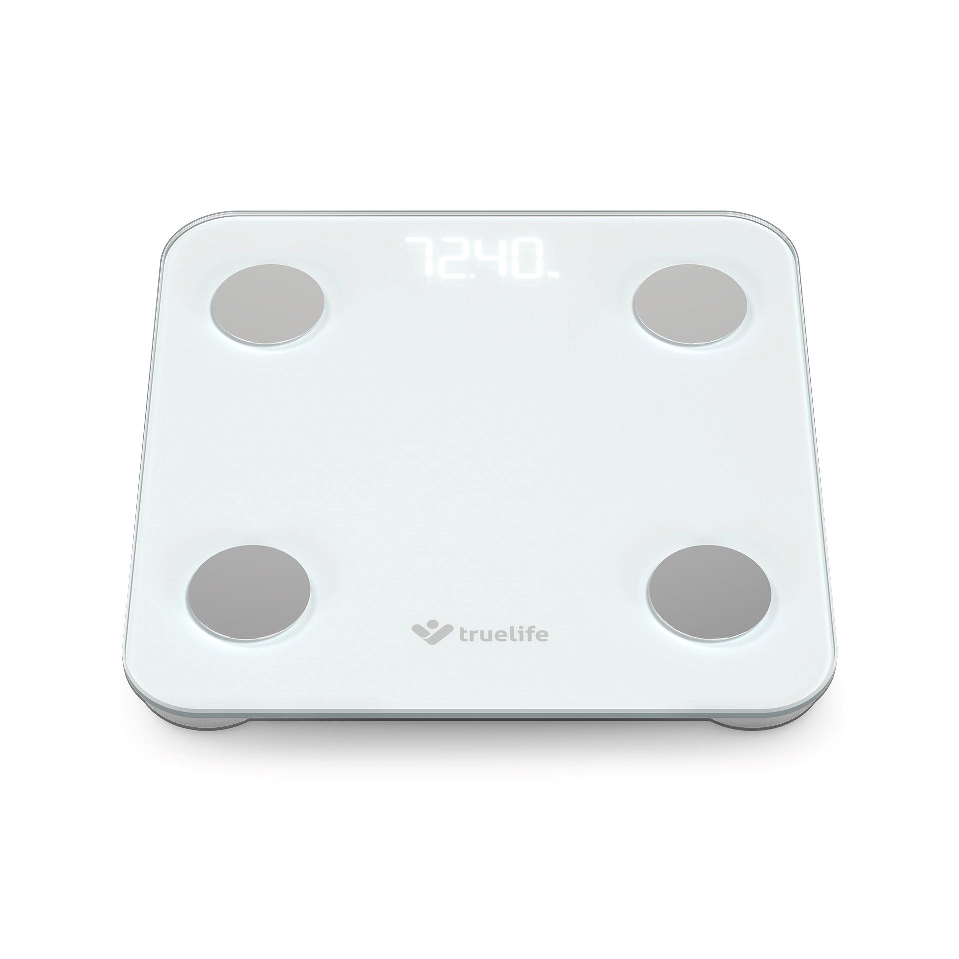 TrueLife FitScale W1 BT White - bioelektrická impedanční bluetooth váha1 