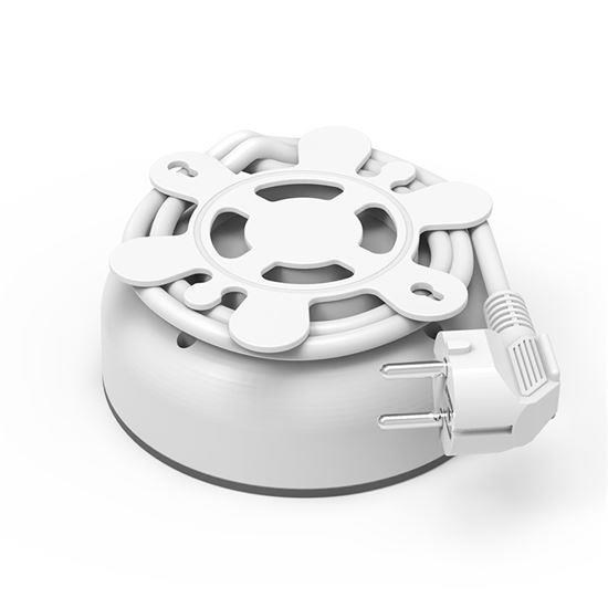 Solight 4z prodlužovací přívod,  2m,  3 x 1mm2,  bílý,  vypínač1 