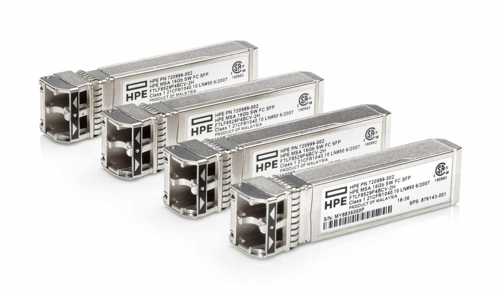 HPE MSA 32Gb SFP+ Short Wave Fibre Channel 4-pack Transceiver0 