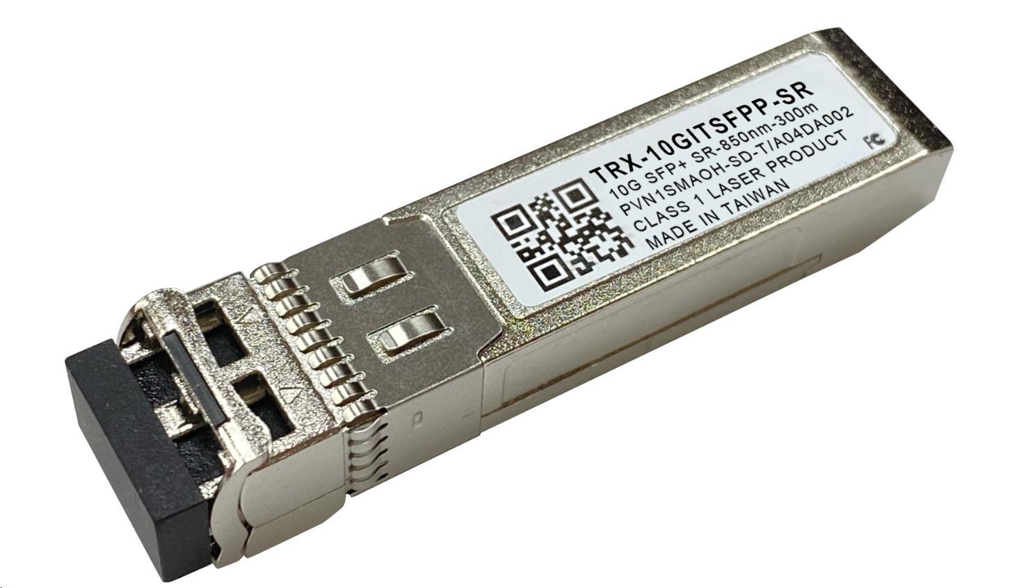 QNAP TRX-10GITSFPP-SR průmyslový optický SFP+ modul MM (850nm) 10 Gb/ s,  LC,  300m,  -40 až 85°C0 