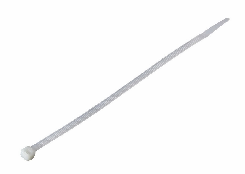 Solight vázací nylonové pásky,  barva natural,  100ks,  2, 5 x 100mm0 