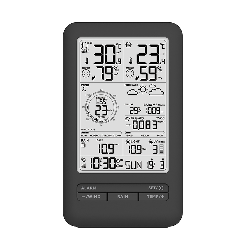 Solight profesionální smart WIFI meteostanice1 