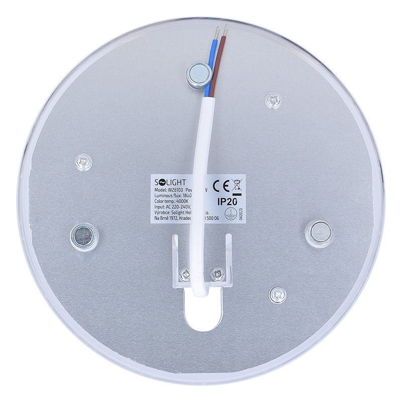 Solight LED světelný zdroj do stropních světel,  18W,  1800lm,  4000K,  155mm2 