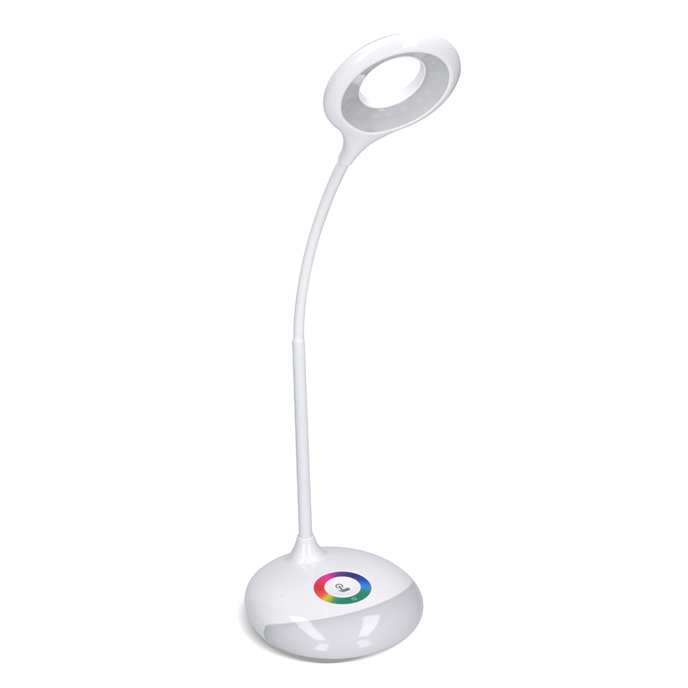 Solight LED stolní lampička nabíjecí,  5W,  RGB podsvícení,  stmívatelná,  USB napájení4 