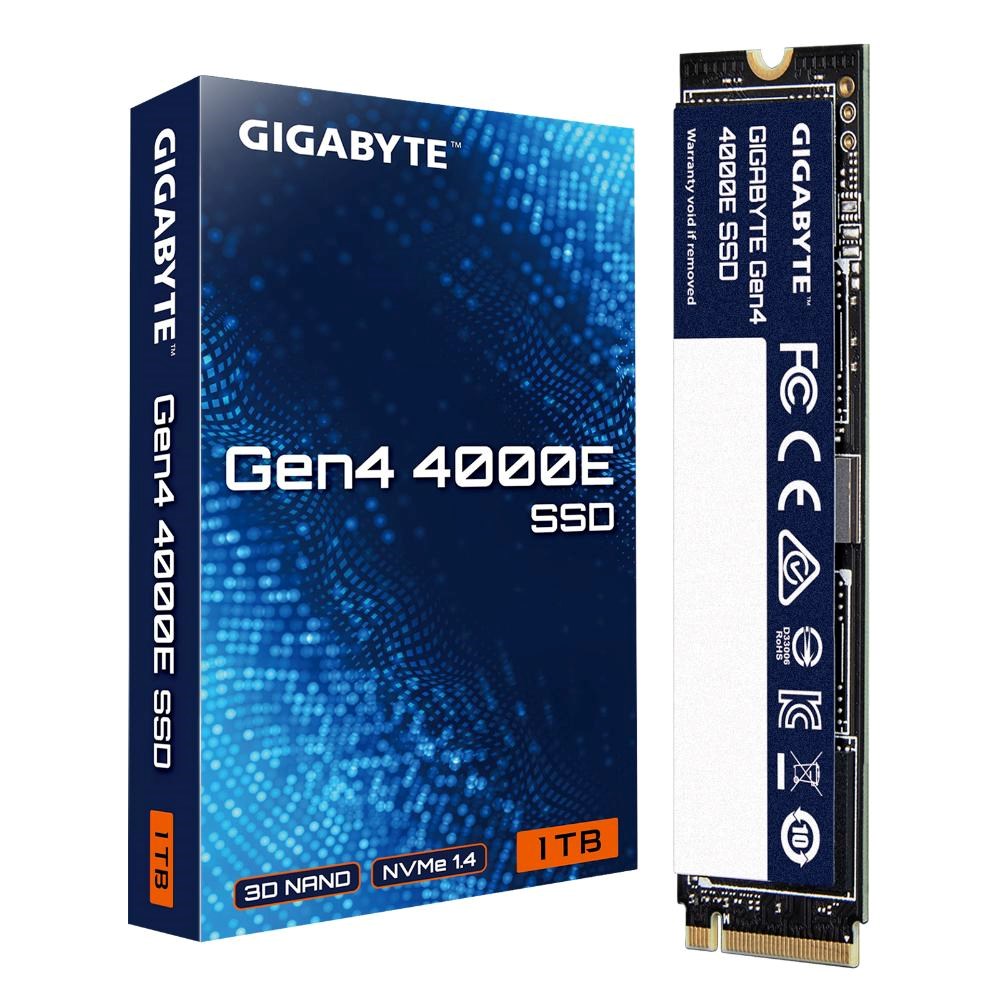 GIGABYTE SSD 1TB 4000E,  PCIe Gen4x4,  M.2 2280,  (R:4000MB/ s, W:3900MB/ s)3 
