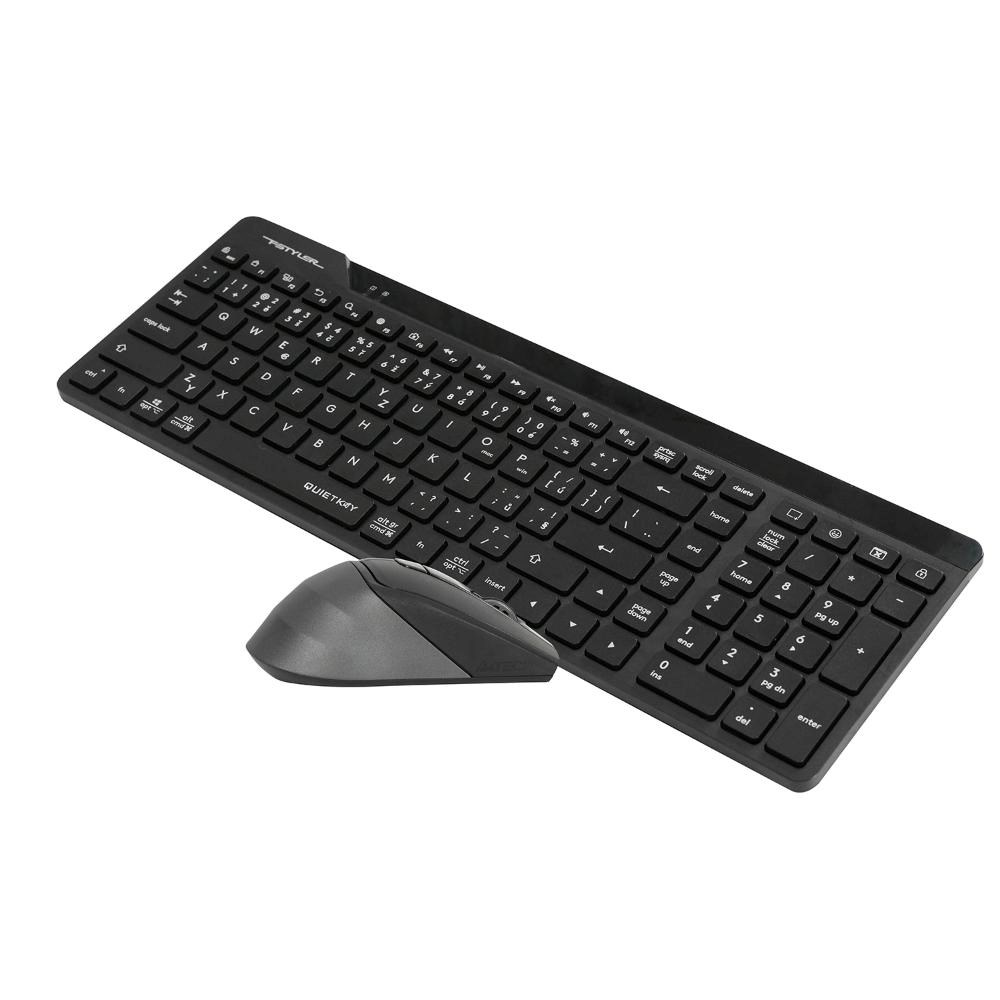 A4tech FG2400 Air2,  bezdrátový kancelářský set klávesnice s myší,  CZ,  černá4 