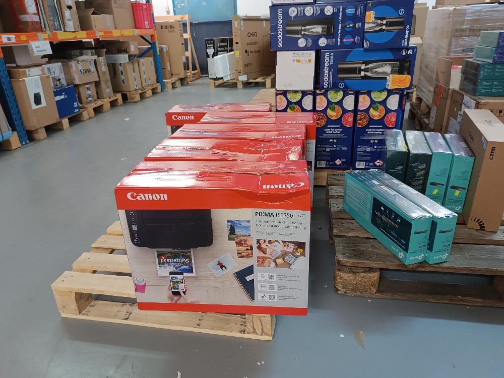 BAZAR -Canon PIXMA Tiskárna TS3750i black - barevná,  MF (tisk,  kopírka,  sken,  cloud),  USB,  Wi-Fi ( poškodený obal )4 