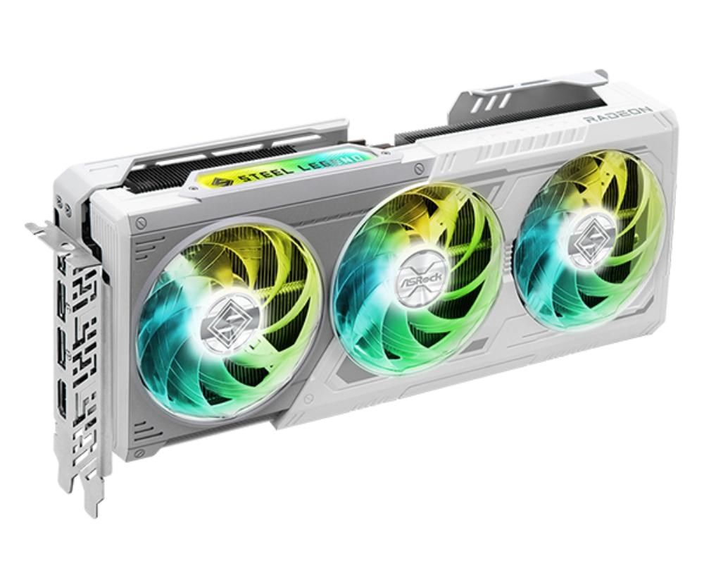 ASRock VGA AMD Radeon RX 9070 XT Steel Legend 16GB,  RX 9070 XT,  16GB GDDR6,  3xDP,  1xHDMI0 