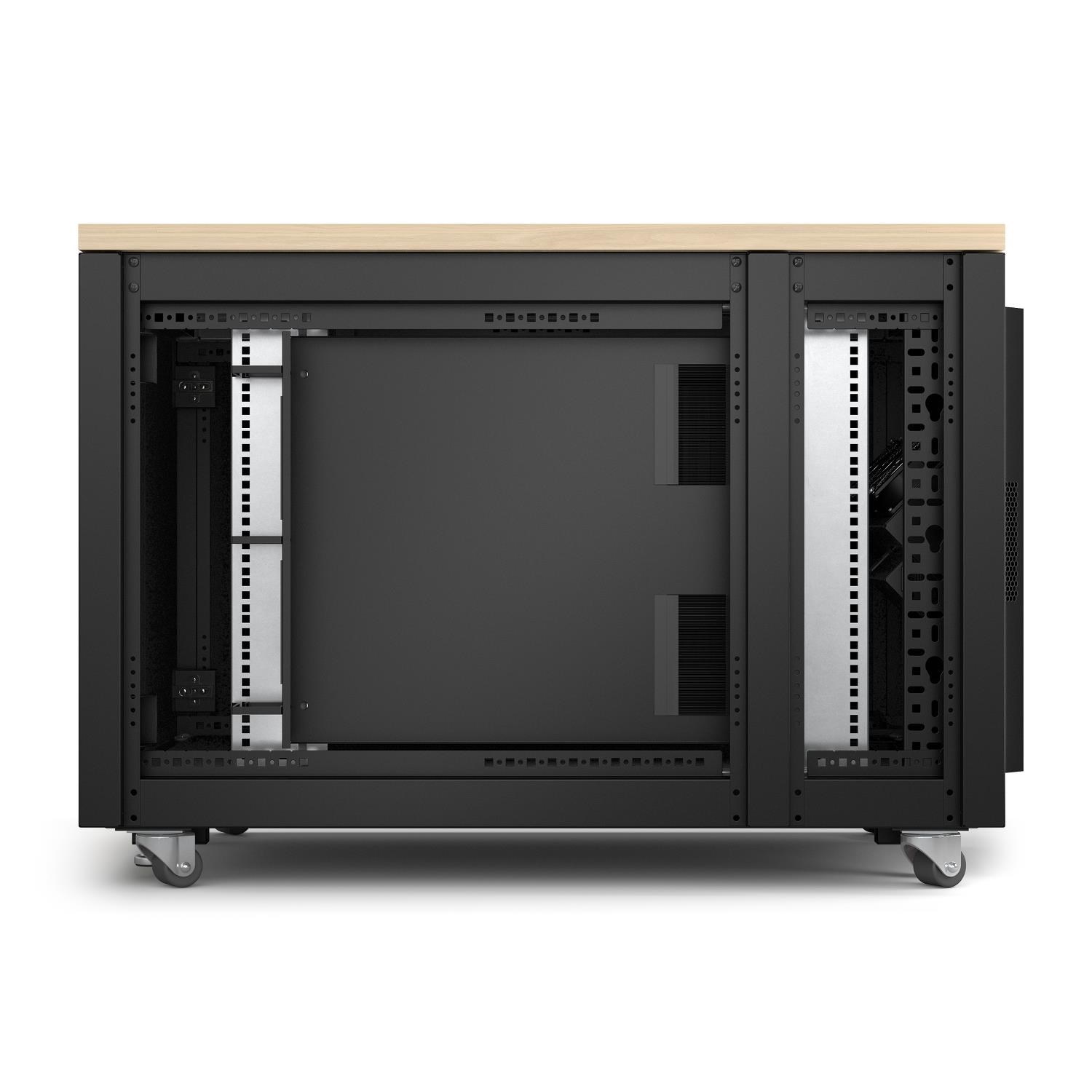APC NetShelter Soundproof,  12U,  Server Rack Enclosure,  Maple3 