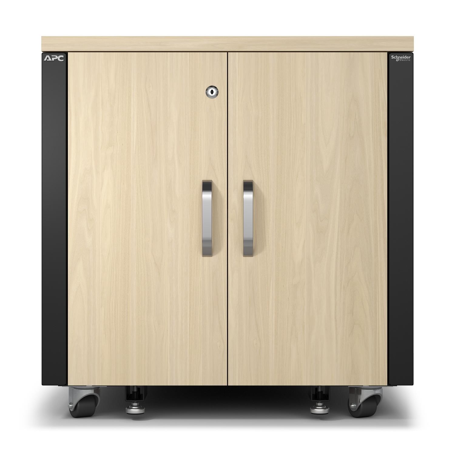APC NetShelter Soundproof,  12U,  Server Rack Enclosure,  Maple6 