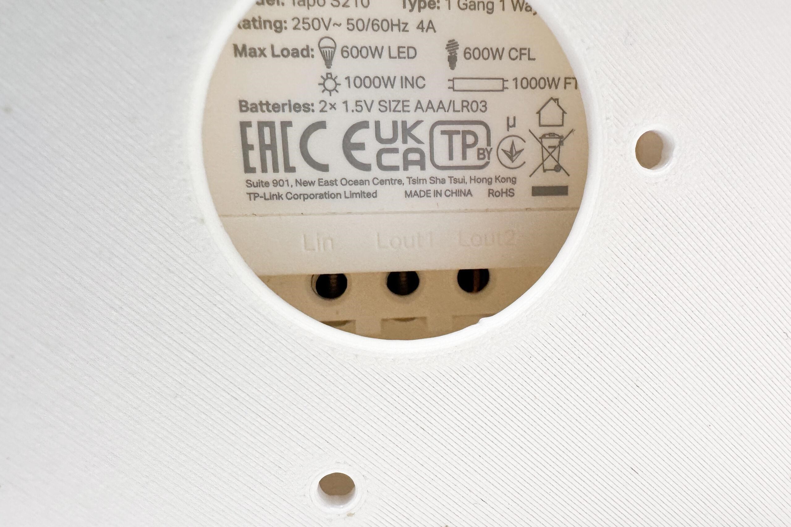 TP-Link D-EAPWALL2-C,  držák box pro upevnění na zeď EAP115-Wall,  EAP230-Wall,  EAP650-Wall,  Tapo S210,  Tapo S220,  bílý10 