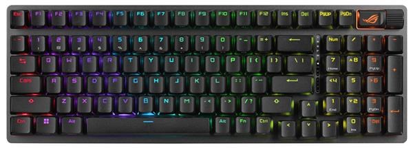 ASUS klávesnice ROG Strix Scope II 96 Wireless (ROG NX Snow) - CZ/ SK0 