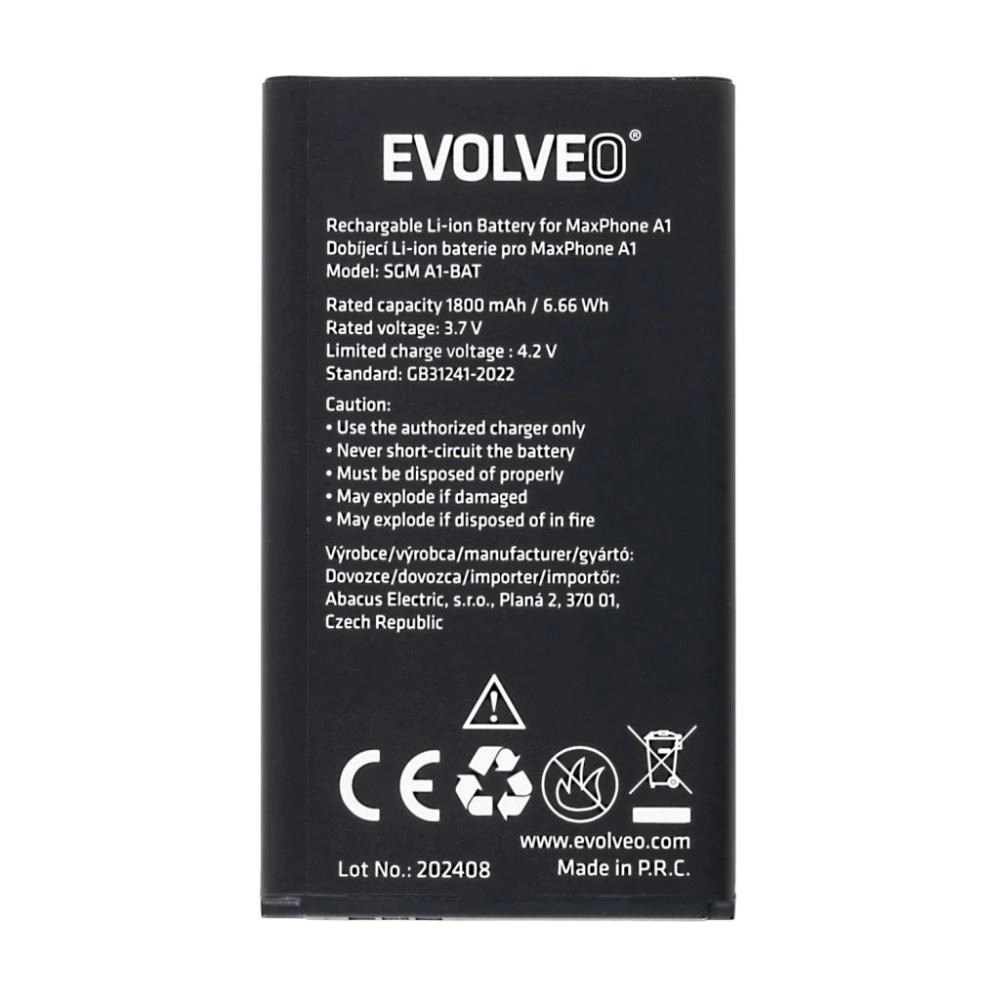 EVOLVEO originální baterie 1800 mAh pro MaxPhone A11 
