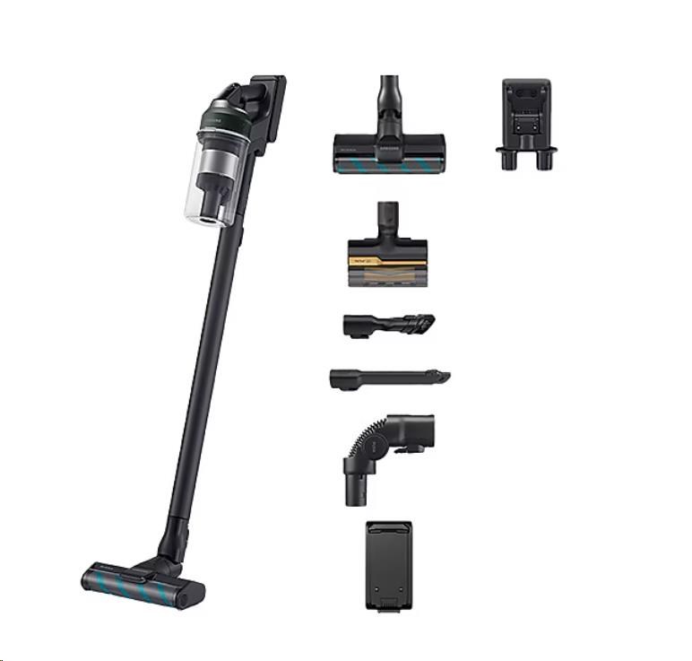 Samsung 2-in-1 stick vacuum Battery Dry Bagless 580 W Black,  Chrome,  Green,  Wood,  EU0 