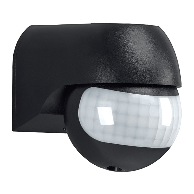 Solight PIR senzor nástěnný,  venkovní,  černý0 