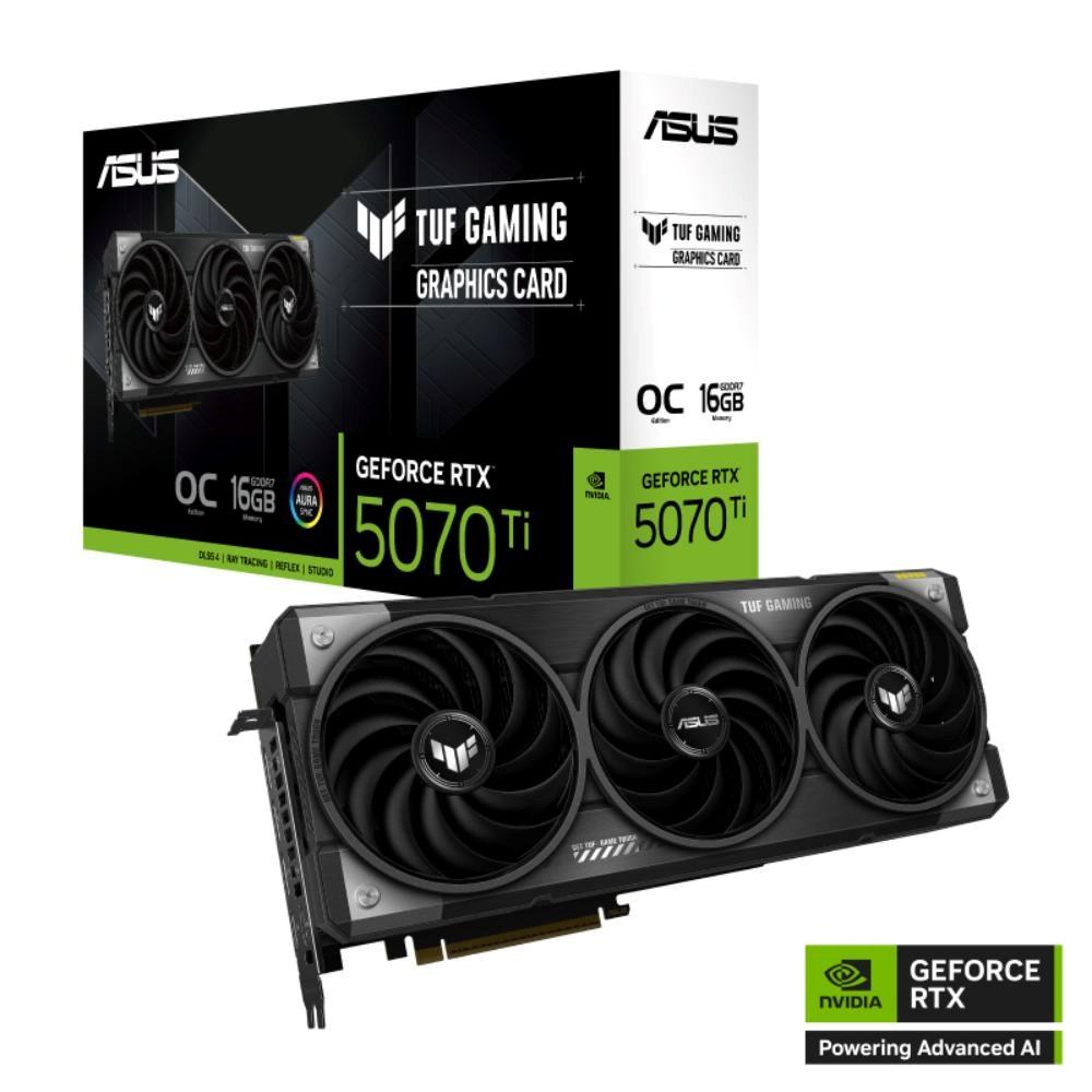 ASUS TUF RTX 5070 TI/ Gaming/ OC/ 16GB/ GDDR7