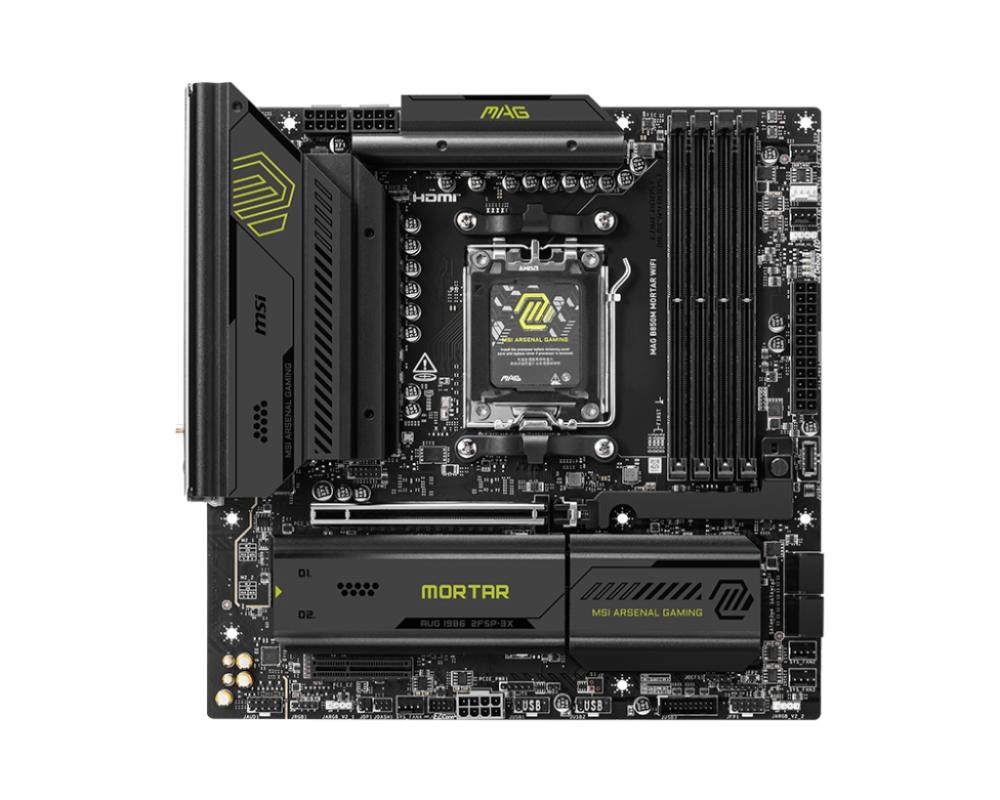 MSI MB Sc AM5 MAG B850M MORTAR WIFI,  AMD B850,  4xDDR5,  1xHDMI,  WiFi,  mATX3 