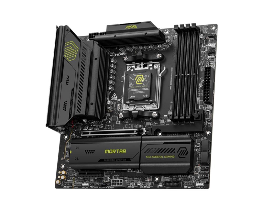 MSI MB Sc AM5 MAG B850M MORTAR WIFI,  AMD B850,  4xDDR5,  1xHDMI,  WiFi,  mATX1 