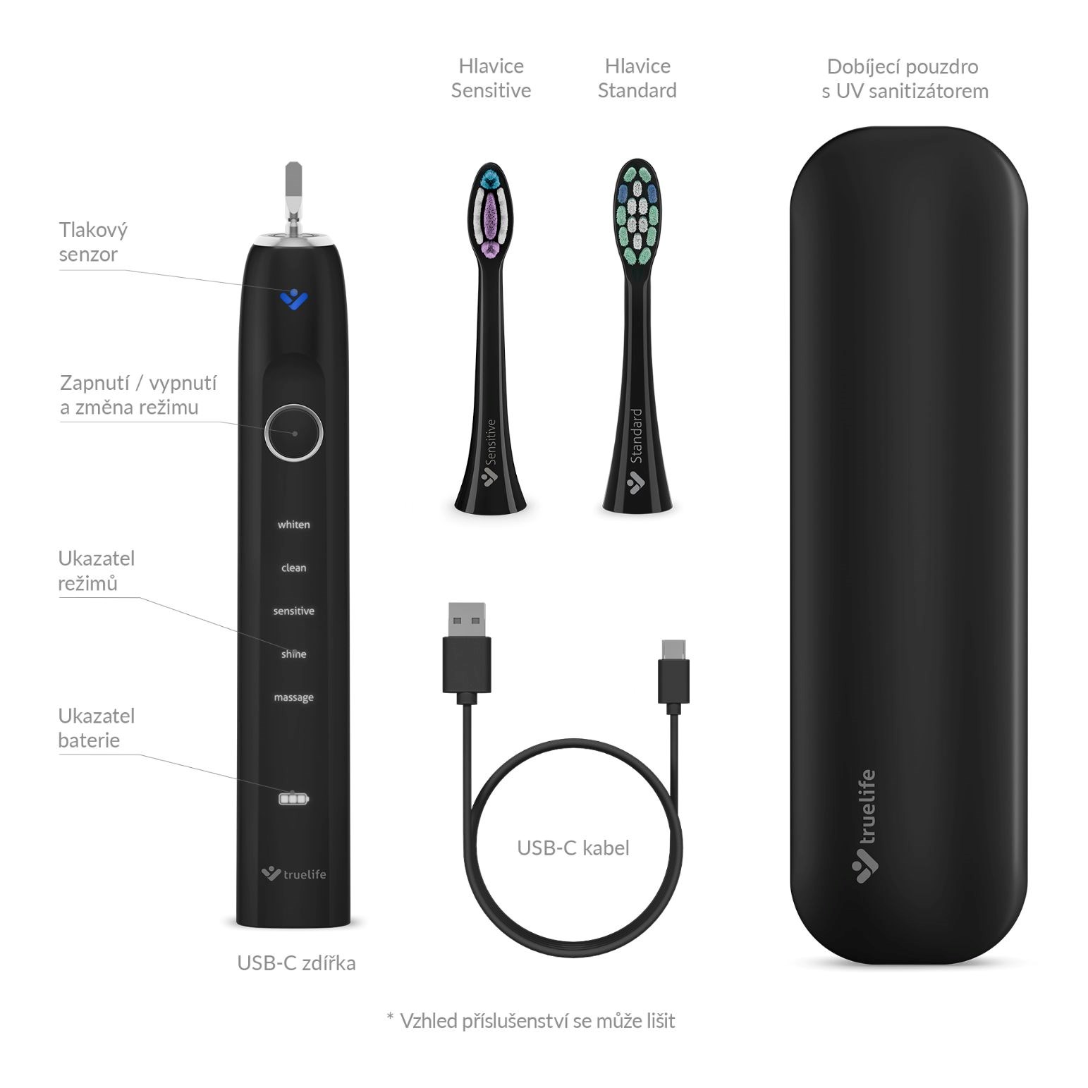 TrueLife SonicBrush Clean70 UV Black8 
