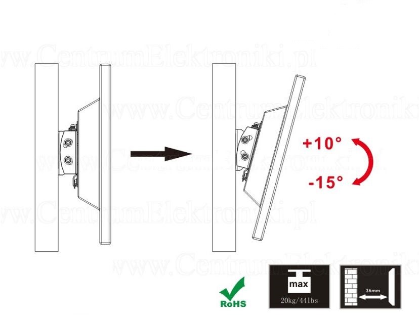 Držák monitoru Tv Fiber Novelty FN203T1 