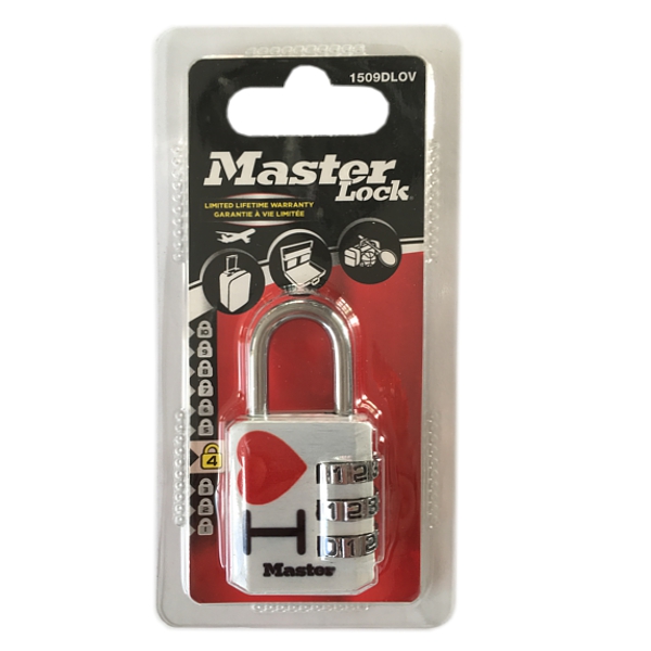 Master Lock Kombinační visací zámek  1509EURDLOV - 30mm0 