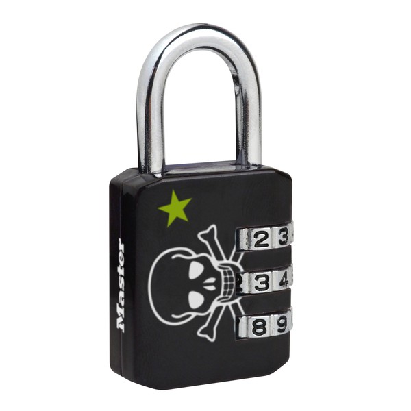 Master Lock Kombinační visací zámek  1509EURDSKULL - 30mm1 