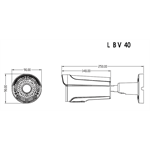 Veria AHD bullet kamera  LBV40AD400V-L2 