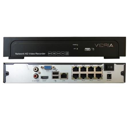 Veria IP záznamové zařízení  NVR 8108P + 8POE0 