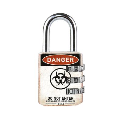 Master Lock Kombinační visací zámek  1509EURDWARN - 30mm0 