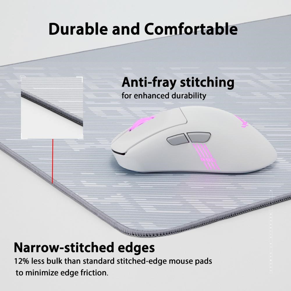 ASUS podložka pod myš ROG Scabbard II Arctic Gray XXL,  textil8 