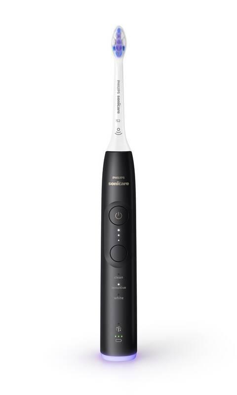 Philips Sonicare 6500 Gentle clean sada elektrických zubních kartáčků,  2 kusy,  černá a bílá1 