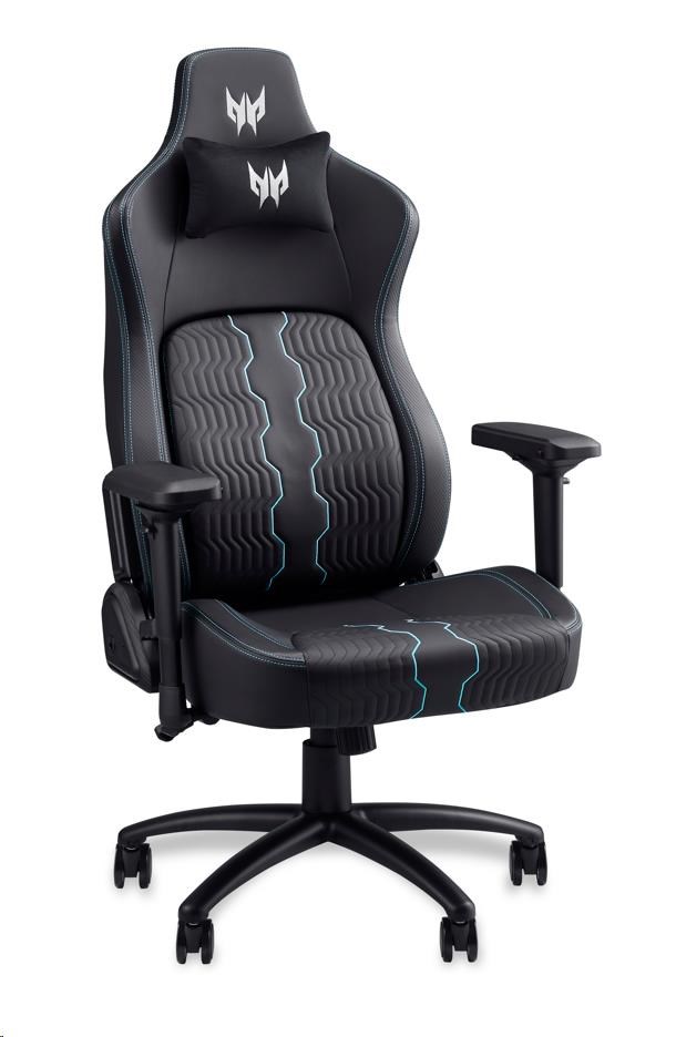 ACER herní křeslo/ židle Predator Rift Pro, 4D područky, zádová opěrka, otočná konstrukce, Black0 