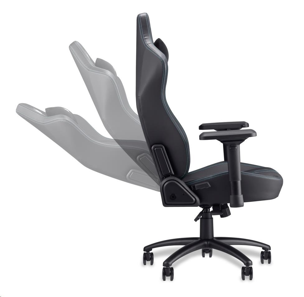 ACER herní křeslo/ židle Predator Rift Pro, 4D područky, zádová opěrka, otočná konstrukce, Black6 