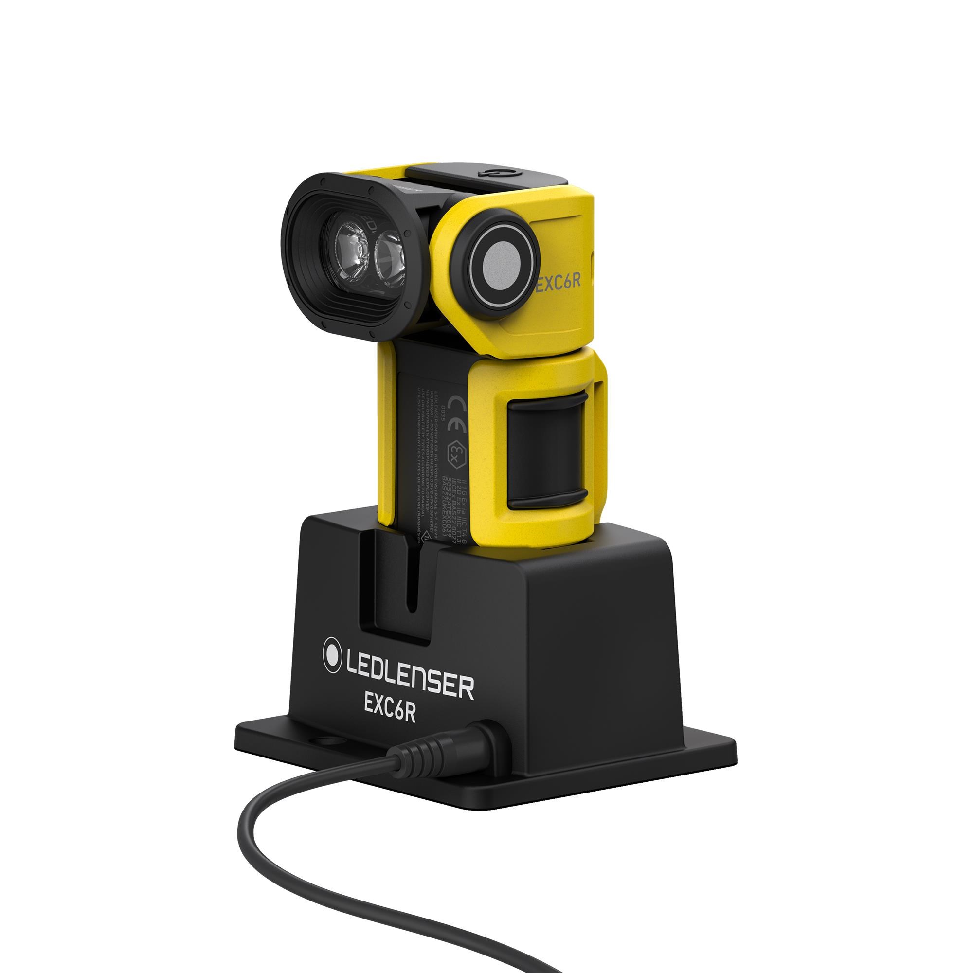 Ledlenser EXC6R svítilna pro práci v nebezpečném prostředí,  s nabíjecí stanicí0 