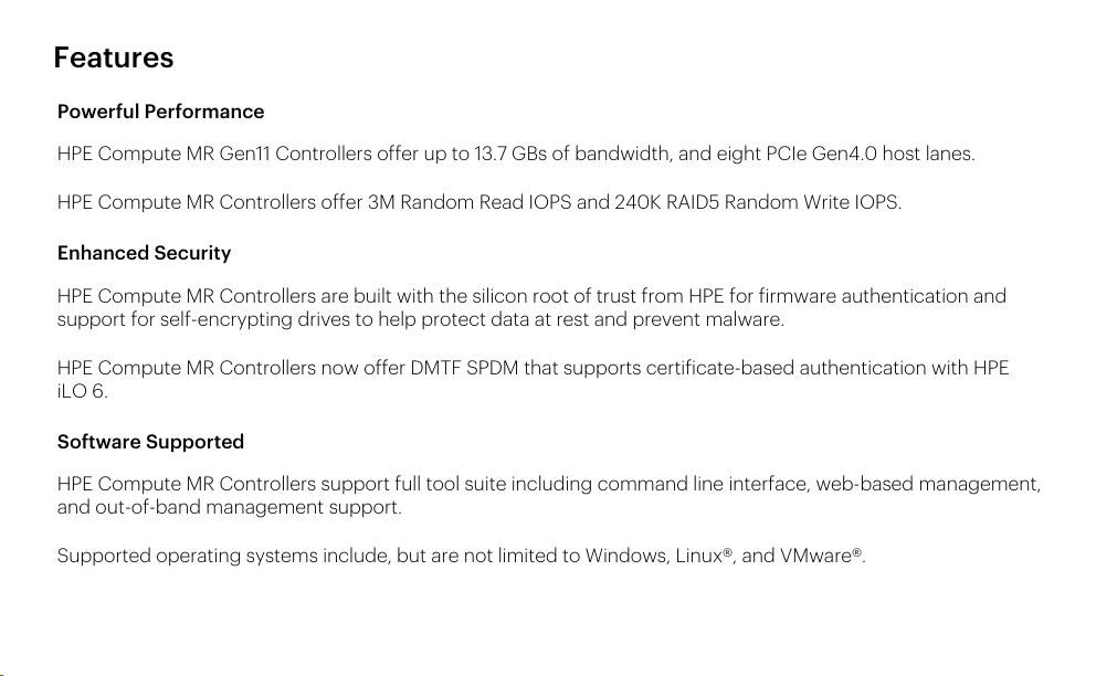HPE MR216i-p Gen11 16 Internal Lanes/ No Cache SPDM PCI Plug-in Storage Controller (raid 0, 1, 10 only)0 