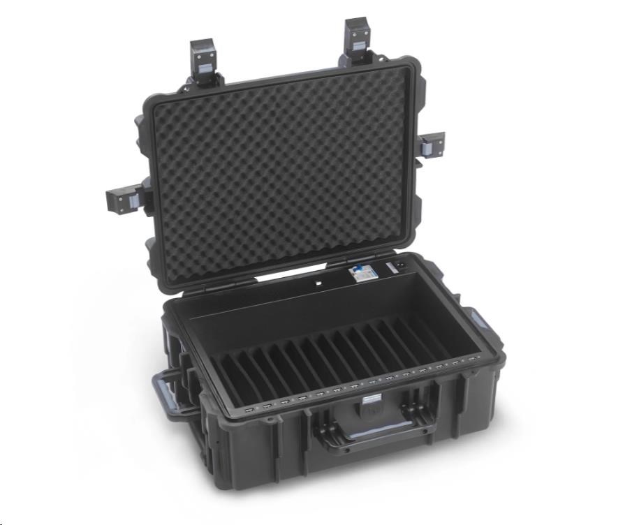 DICOTA Charging Case Trolley 14 Tablets Plus,  Black2 