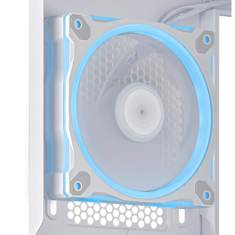 ASUS Case AP202 PRIME CASE,  mATX,  Průhledná bočnice,  3x 120mm ARGB Fan,  bílá9 