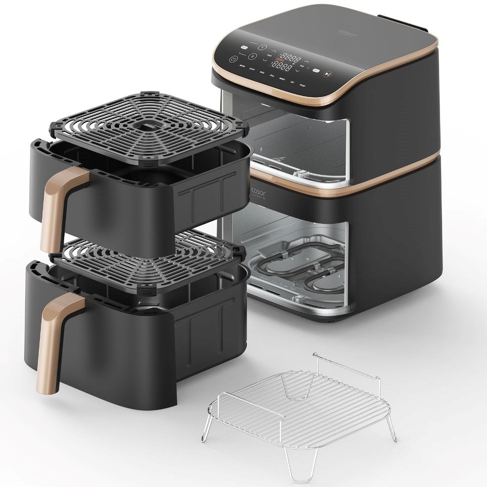 Cosori Turbo Tower Pro chytrá horkovzdušná fritéza 10, 8l černá2 