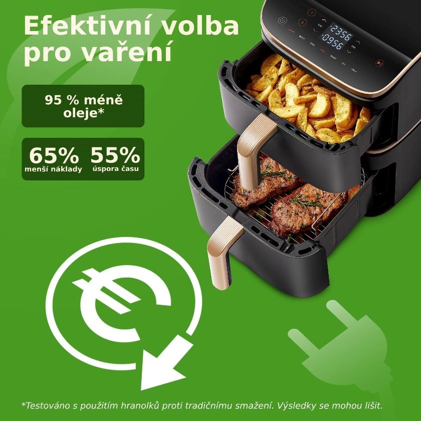 Cosori Turbo Tower Pro chytrá horkovzdušná fritéza 10, 8l černá3 