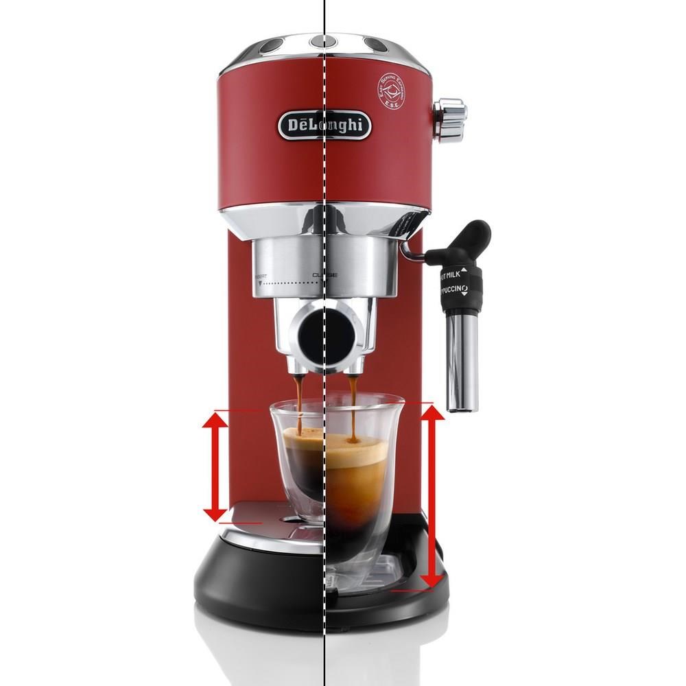 DeLonghi Dedica EC 685.R pákový kávovar,  červená5 