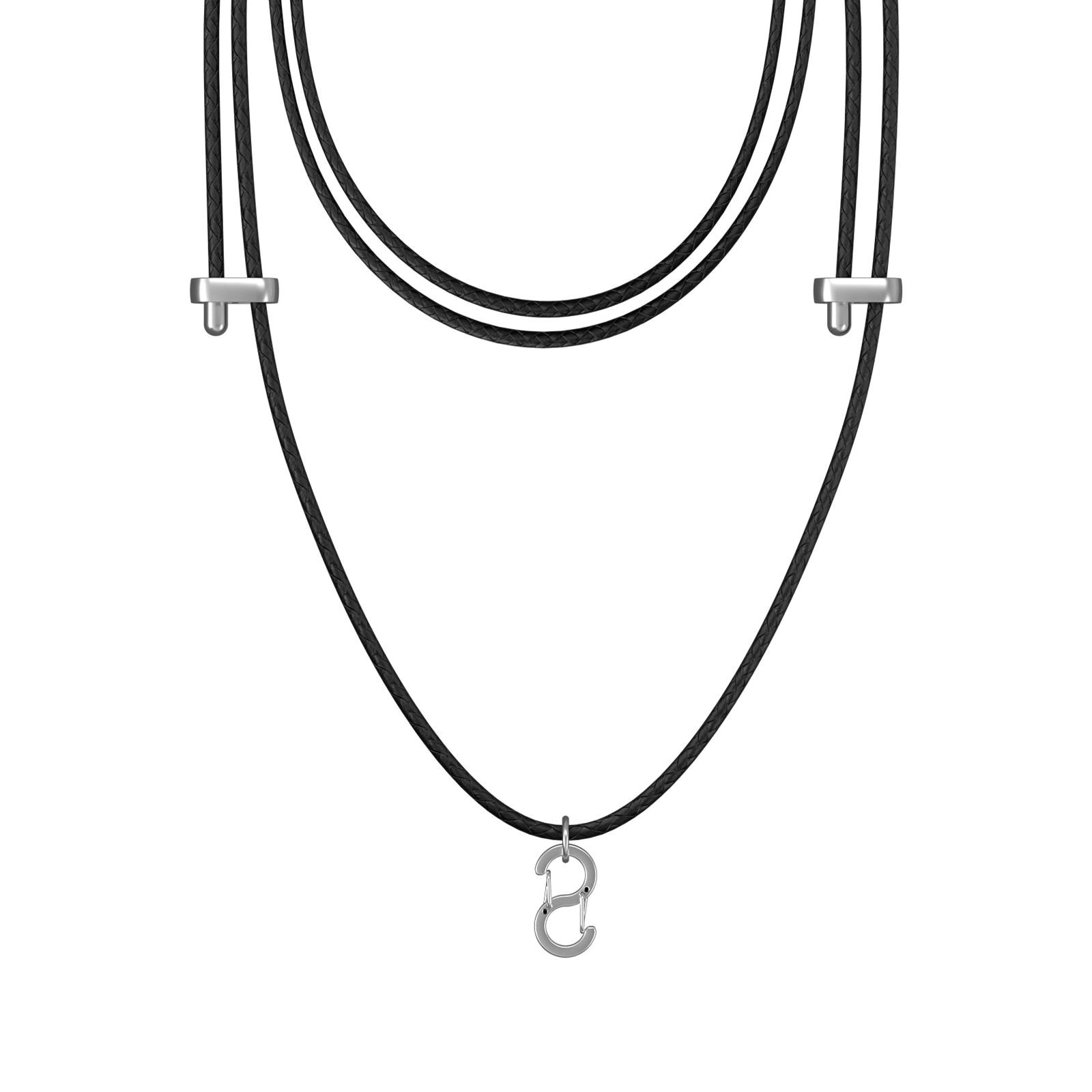 PLAUD Note Pin Lanyard Black - Řemínek na krk,  černý2 
